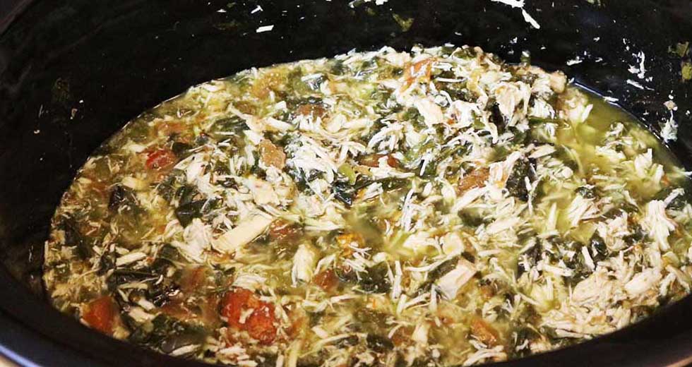Low Carb Keto Crockpot Chicken and Spinach - Keto Diet Recipes