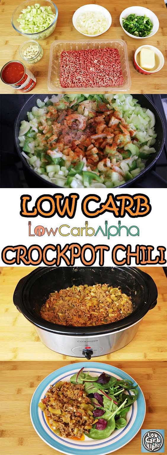 Low Carb Crockpot Chili