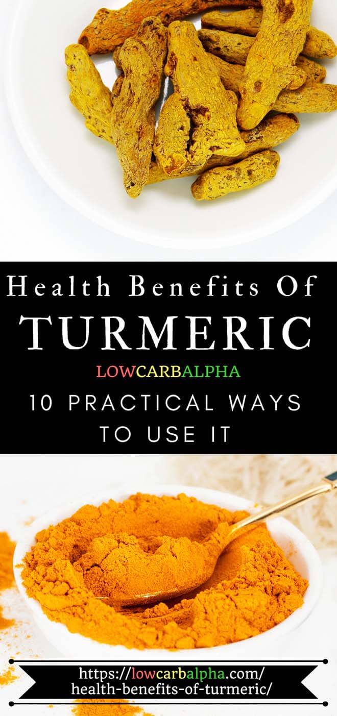 Health Benefits of Turmeric and ways to use it #turmeric #lowcarb #keto #lowcarbalpha