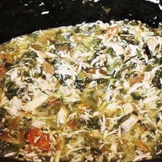 Ketogenic Crockpot Chicken and Spinach