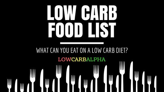 Low Carb Food List – What Can You Eat?