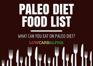Paleo Diet Food List – Paleolithic Nutrition Plan