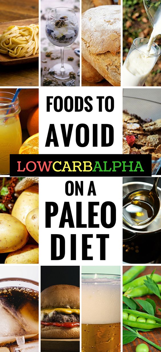 Foods to avoid on a Paleo diet. What To Eat and Avoid #paleo #healthyliving #nutrition #lowcarbalpha