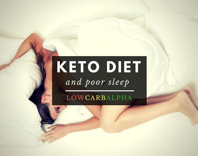 keto diet and poor sleep