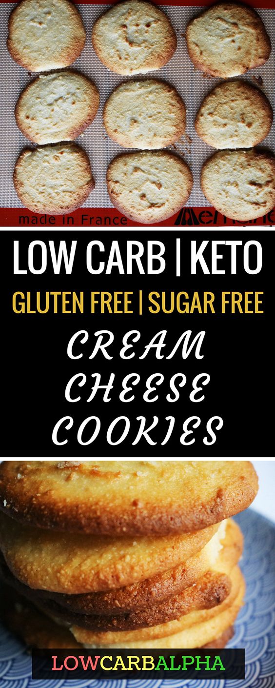 Low Carb Keto Cream Cheese Cookies Recipe