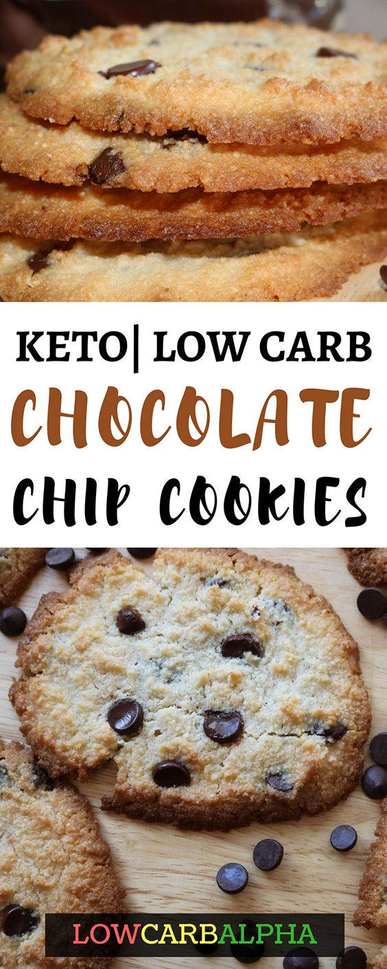 Almond Flour Keto Chocolate Chip Cookies Recipe | Sugar-Free Treat