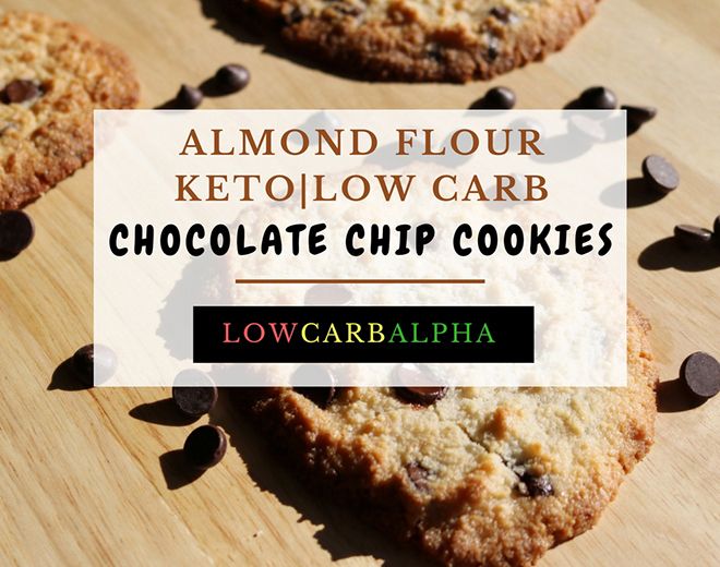 Almond Flour Keto Chocolate Chip Cookies Recipe