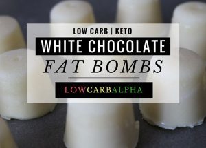 Keto Coconut White Chocolate Fat Bombs