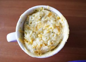 Keto Cheddar Cheese Coconut Flour Mug Bread Recipe