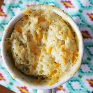Coconut and Cheddar Cheese Low Carb Mug Bread
