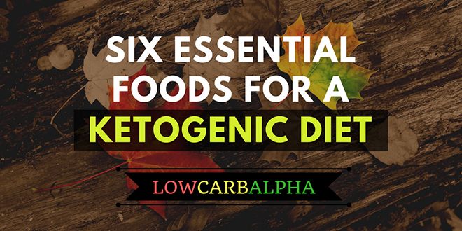 Six essential foods for a Ketogenic Diet & LCHF Nutrition
