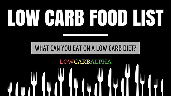 Low Carb Food List – What Can You Eat?