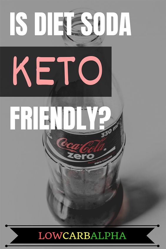 Is diet soda keto friendly?