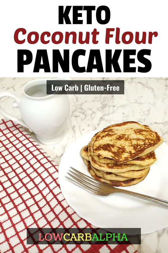 Keto Cream Cheese Coconut Flour Pancakes | Low Carb ...