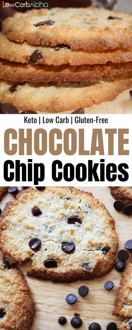 Almond Flour Keto Chocolate Chip Cookies Gluten Free And Sugar Free 0276