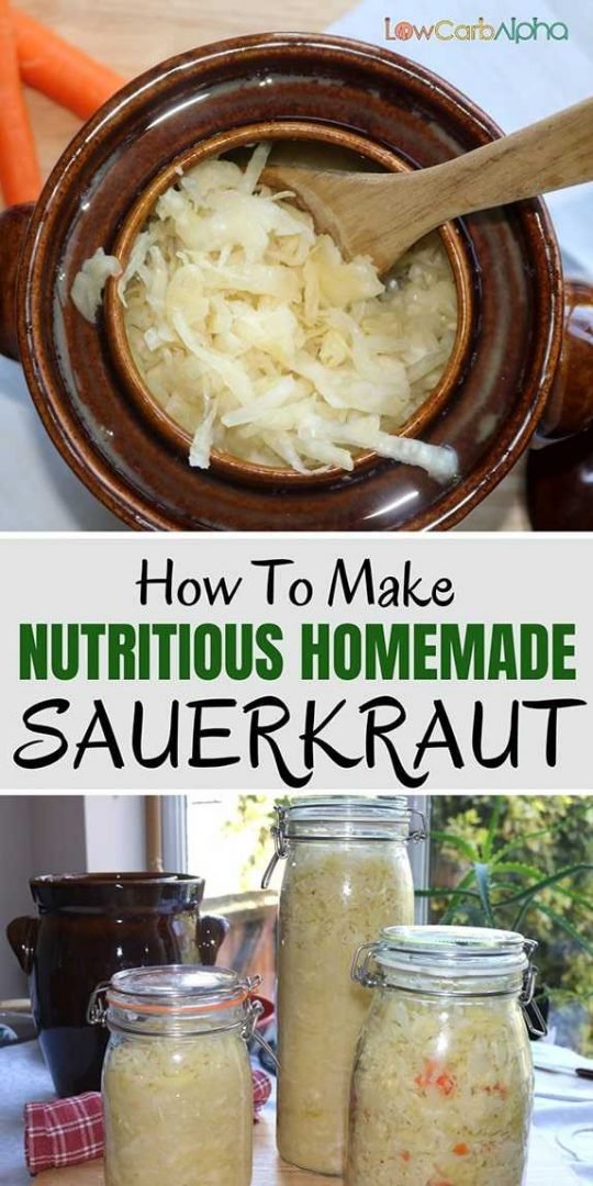 How To Make Easy Homemade Sauerkraut Recipe with 2 Ingredients