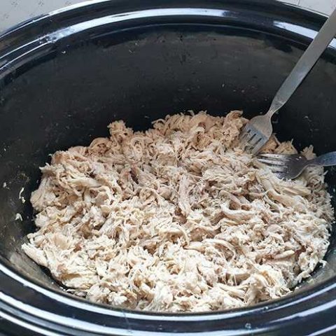 Keto Crockpot Shredded Chicken